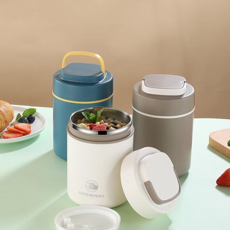 Zhiyao 304 Stainless Steel Insulated Portable Breakfast & Soup Cup Set