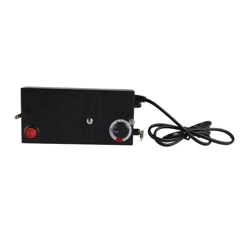 Ribbon Cutter, 100-600 Electrodeless Temperature Adjustable with Position Ruler, for Cutting Lace Braid Ribbon Nylon Band, Ideal for Home and Workshop US Plug