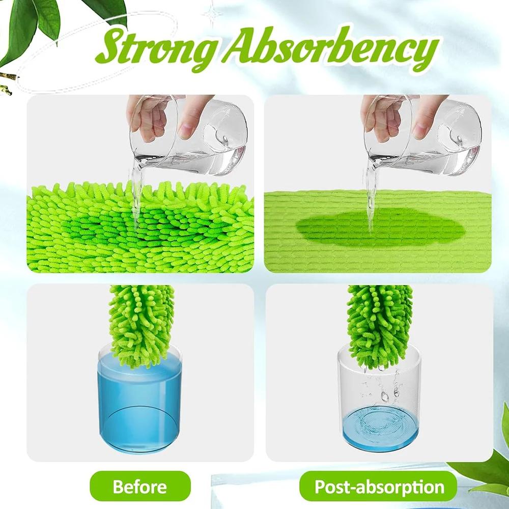 Replacement Mop Pad  for Swiffer Sweeper Mop Dry Wet Mop Refills for Floor Cleaning Microfiber Washable Reusable Pads