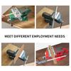 2Pcs Vise Jaw Pad Soft Magnetic Vise Jaw Pad Aluminum Multipurpose Jaw Protectors Metal Clamps Jaw Flat Cover Silver Jaw