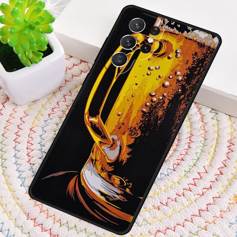 Beers Alcohol Bubble Phone Case for Samsung Galaxy Note 10 Pro S26 Ultra S23 S24 FE S25 S21 S22 PLUS Shockproof Cove
