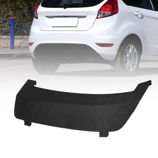 Tow Hook Cover Perfect Match Heat-resistant Black ABS Rear Bumper Towing Eye Cap 8A61-17K922-AB5ZCT for Ford Fiesta MK7 2008-2016