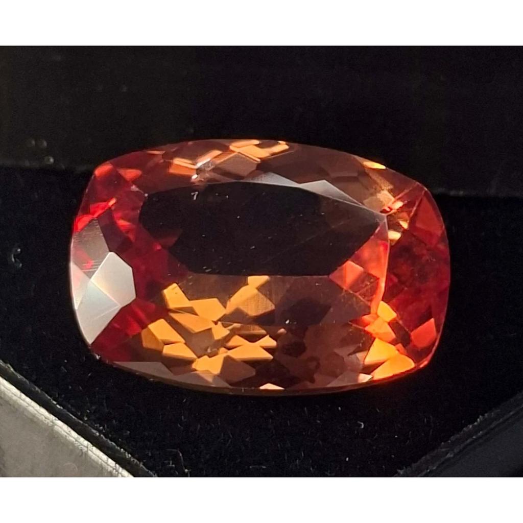 Stunning Padparadscha Sapphire Cushion Cut 9-11 Ct Certified Loose Gemstone