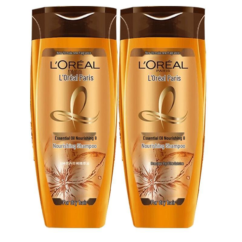 L Oreal Anti-Frizz & Repairing Shampoo Twin Pack
