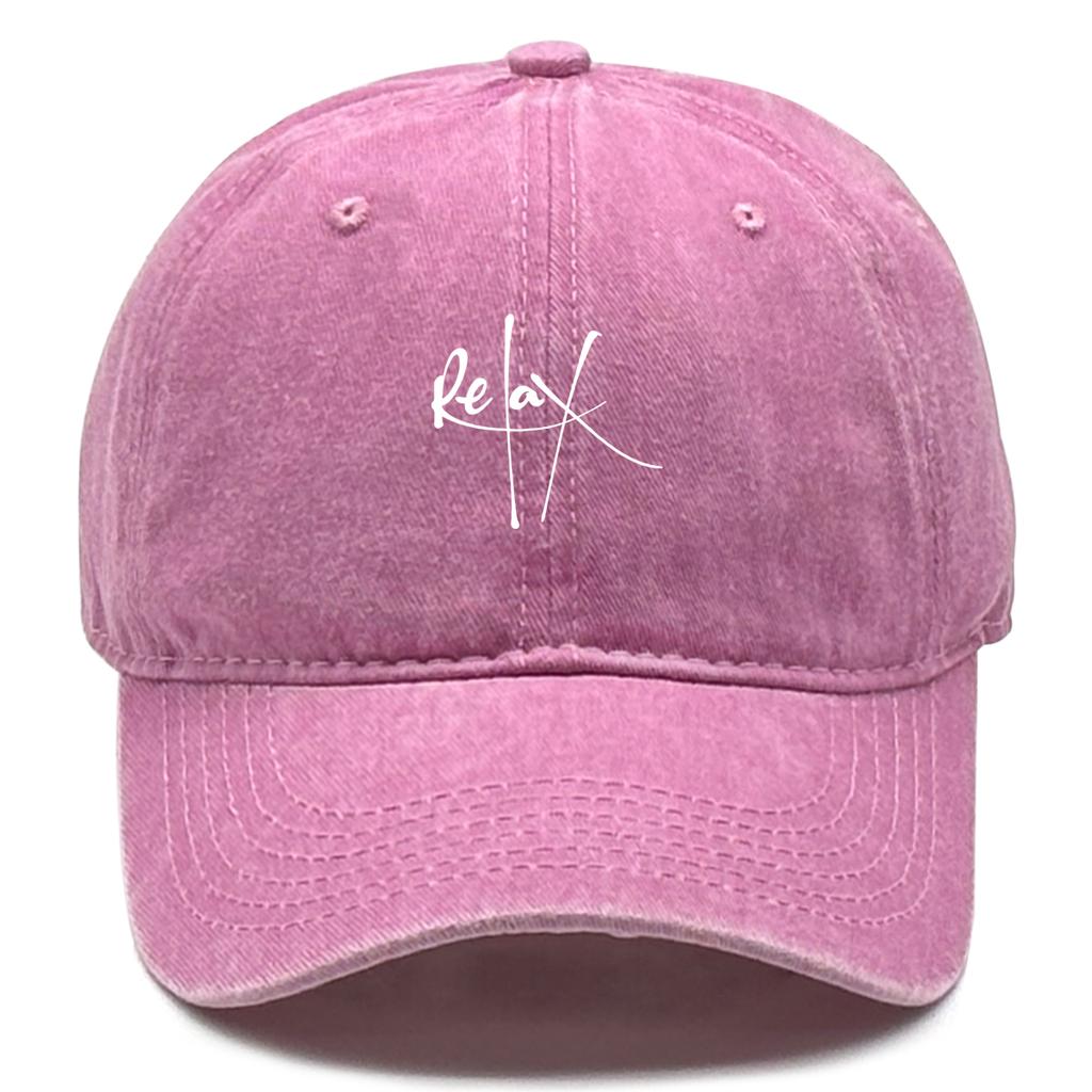 1pc Relax Print Snapback Baseball Caps Mesh Hat Casual sunshade Slouchy Adjustable Cap Ideal Choice for Outdoor Sports Dailywear