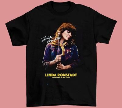 SALE New Popular Linda Ronstadt Shirt Short Sleeve Black All Size Unisex Unisex T-Shirt