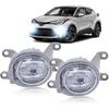 Fit For Toyota C-HR CHR 2019 2020 2021 2022,3 Inch Led Fog Light Assembly, Left Right Driver and Passenger Side Fog Light,Front Bumper Fog