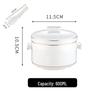 Elegant Gold Line Double-Lid Stew Pot