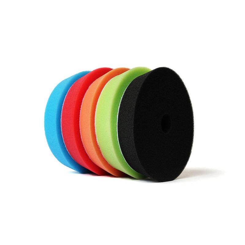 5 st 6 tums bilpoleringsdynor svamppolering polering vaxning pad hjul för bilpolerare buffert pad kit varm biltvätt