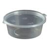 Disposable Wheat Straw 100ml Round Condiment Containers with Lids