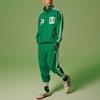 adidas Originals Trefoil Elastic Waist Straight-Leg Track Pants, Unisex Retro Daily Streetwear Breathable Casual Sports Green Bottoms IT4481