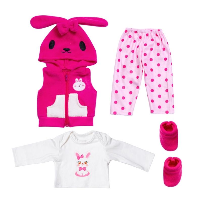 

Doll Clothes For 18Inch Dolls Machine Washable Life Like Dolls Costume Enhances Children Creative Pretend Play Game