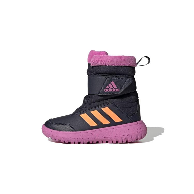 

Adidas WINTERPLAY Crew Snow Boots Black Purple Kids GZ6795 30.5