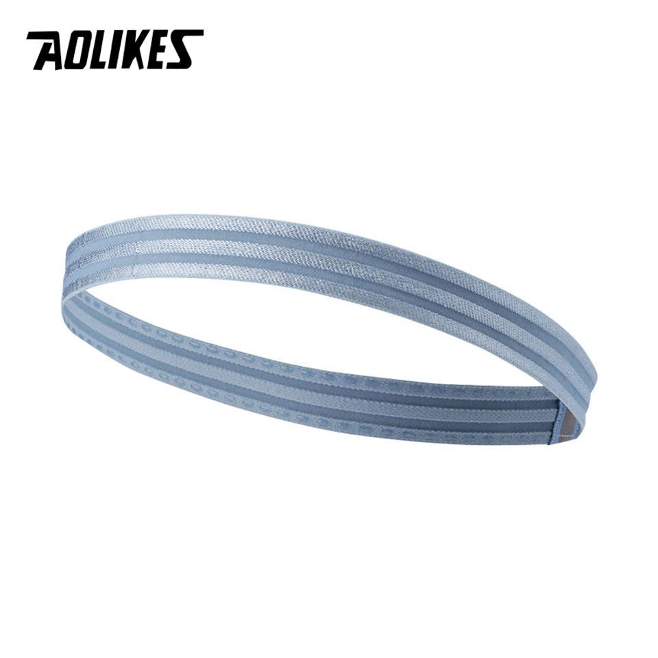 Aolikes Solide Rutschfeste Elastische Sport Outdoor Stirnbänder Haar Stirnbänder Für Männer Übung Haarbänder Schweißbänder Für Frauen