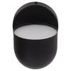 Indoor LED Wall Lamp Smart Touch Stepless Dimming 350 Degree Rotatable Black Wall Lamp for Home
