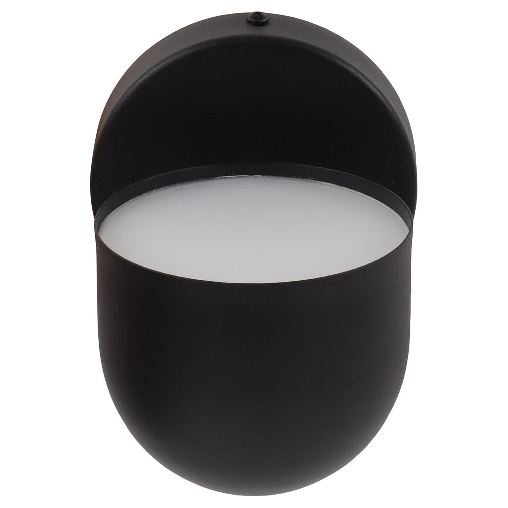 Indoor LED Wall Lamp Smart Touch Stepless Dimming 350 Degree Rotatable Black Wall Lamp for Home