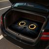 1Pcs Golden Big-Eyed Black Cat Car Trunk Mat with Anti Slip Cargo Liner Waterproof Rear Storage Protector Floor Mat for SUV Seda