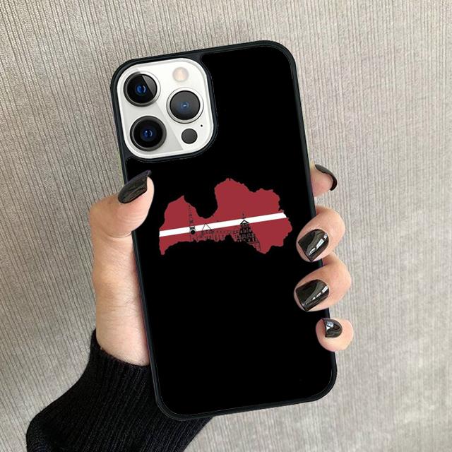 Latvia Flag Phone Case For iPhone 17 Air 16 15 14 plus 12 13 Pro max Soft Bumper Shell Cover coque