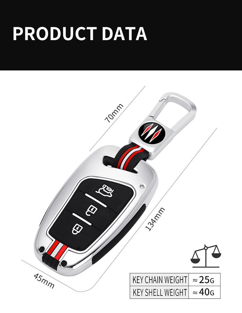 Kryt pouzdra na klíč od auta Držák Fob Pro Hyundai Grand Santa Fe IX45 GENESIS EQUUS AZERA 2013 2014 2015 2016 Příslušenství na klíče