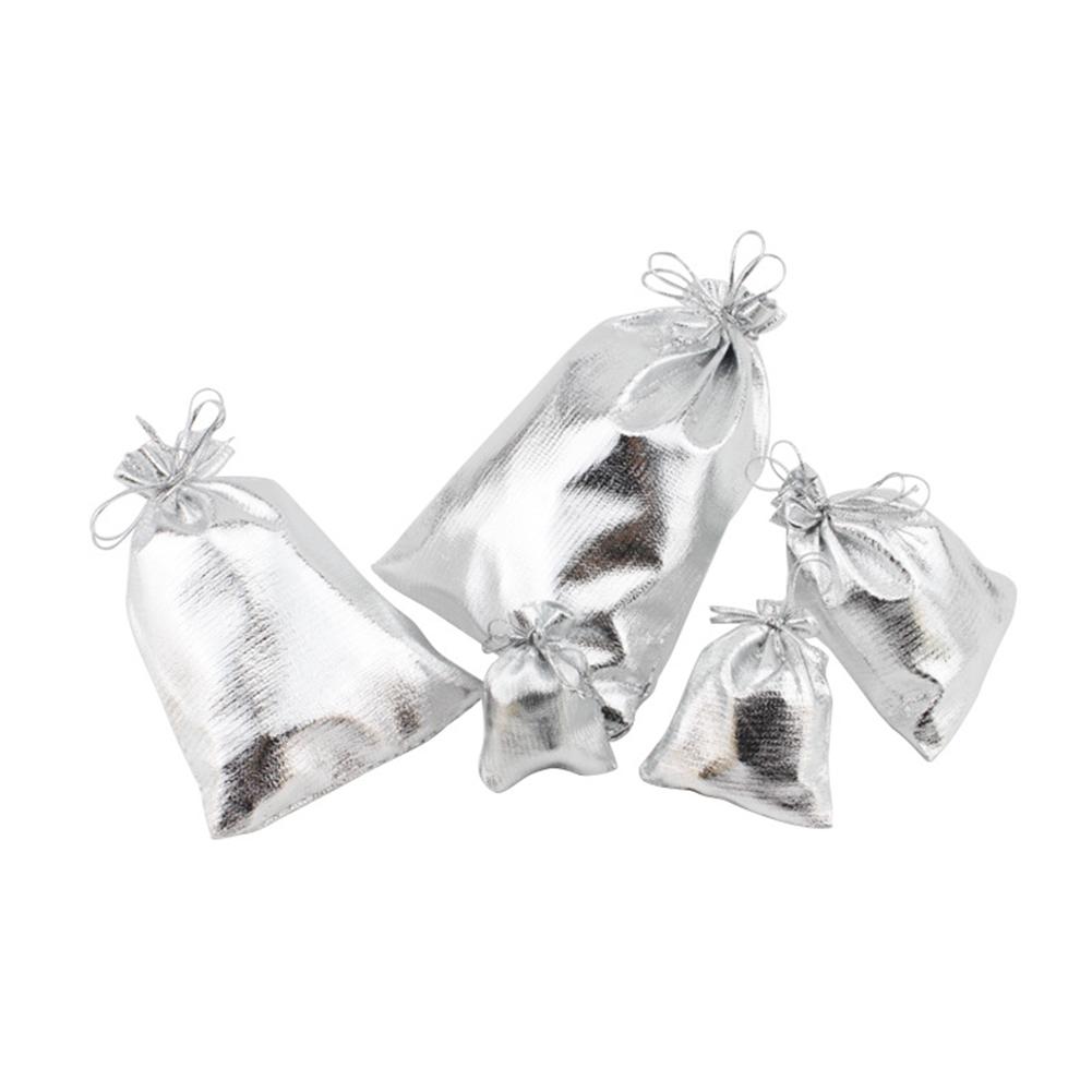 100PCS Drawstring Bags Jewelry Earphone Candy Storage Bag