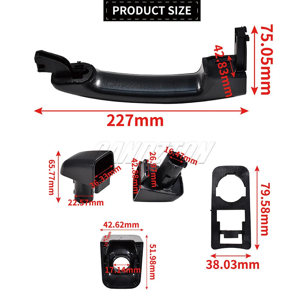 806079208R 806076452R 806069981R 806067794R For Renault Master 3 Vauxhall Movano MK2 Left Right Door Handle & Support 806073022R Door Handle