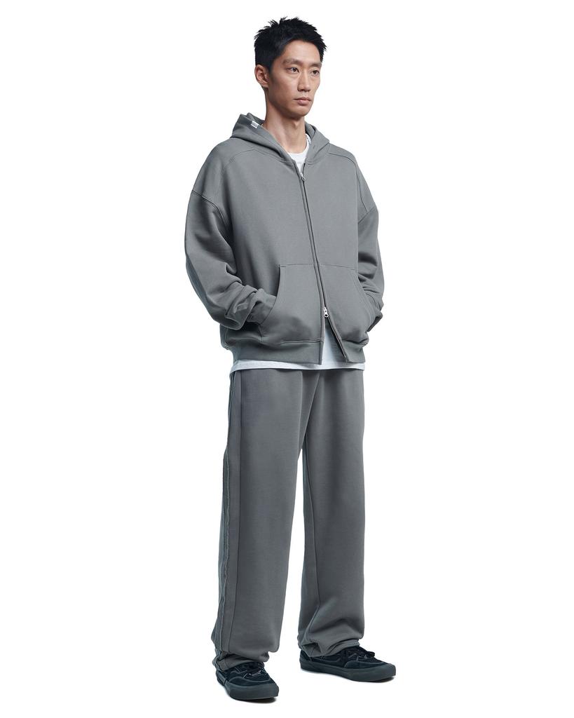 Nomanual M.L Hooded Zip-Up - Gray
