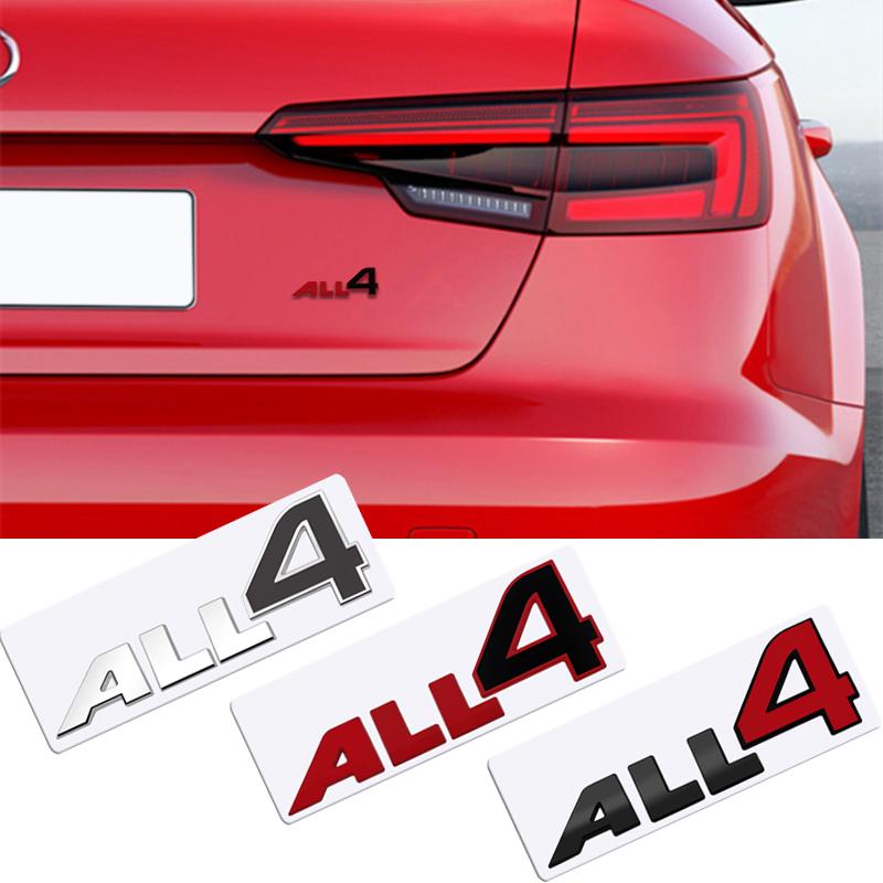 Metal 3D Badge ALL4 S Logo Car Rear Trunk Body Sticker Emblem For MINI COOPER S Clubman R55 R56 R57 R58 R59 F54 F55 F56 F57 JCW