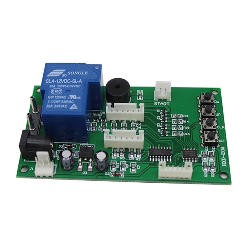 4 Digits Timer Board For Coin Acceptor Selector Device Washing Machine Coin Operated Timer Control Board Power Supply