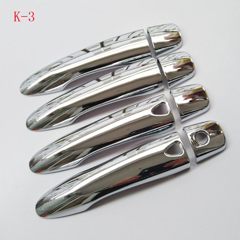 For NISSAN QASHQAI J11 2014 2015 2016 2017 2018  Chrome Door Handle Cover Accessories Plastic Imitation Carbon