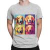 art golden retriever dog Novelty 100 Cotton TShirt gloden retirever Tees Tops For Unisex