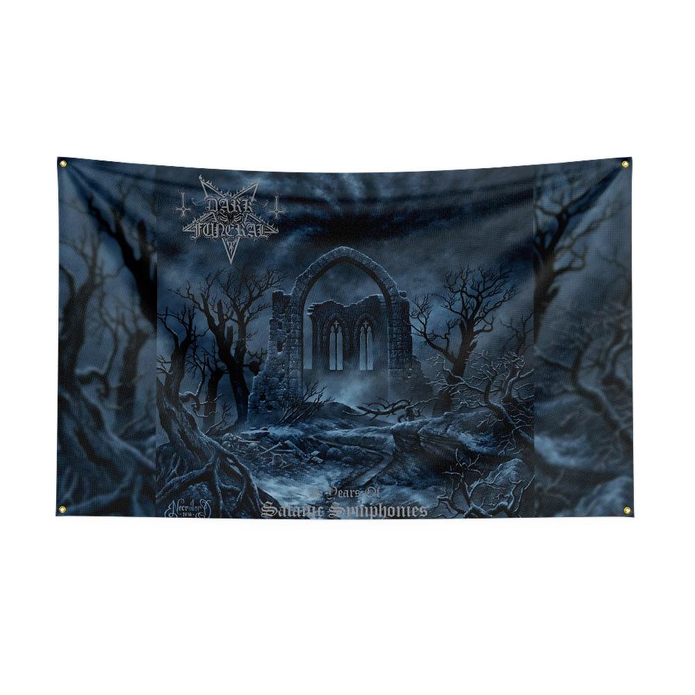 3x5 Ft Heavy Rock Band Ddark Funerals Flag Polyester Digital Printing Banner For Bedroom Wall Art Out Door Tapestry Decora