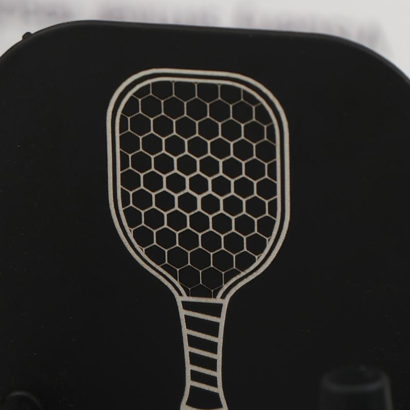 2 Stück Universeller Pickleballschlägerhalter Wandmontierter Schlägerständer Edelstahl Wandhaken Badminton-Schlägerhalter