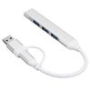 USB C Hub Víceportový adaptér Typ C a USB na 4xUSB Hub pro notebook, klávesnici, myš, USB disk