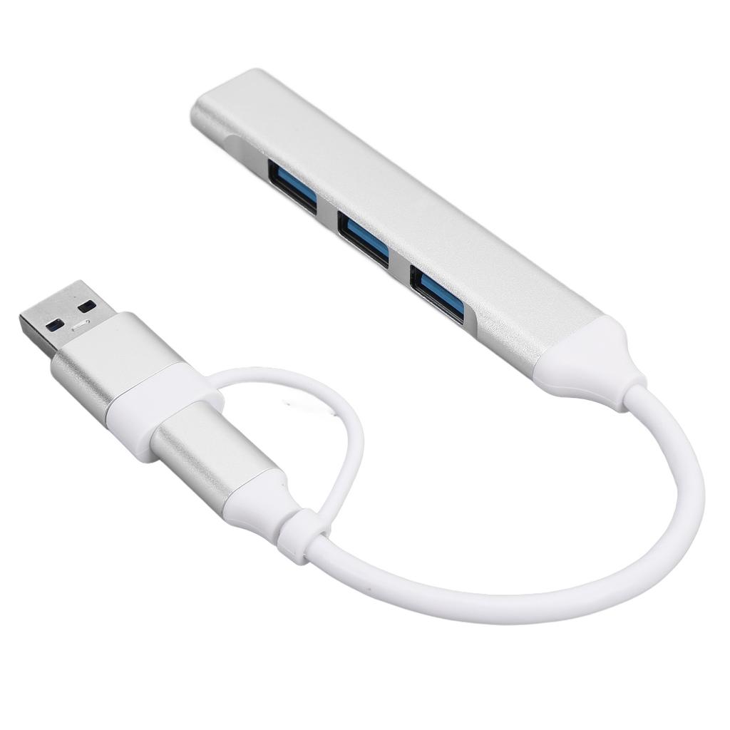 USB C Hub Víceportový adaptér Typ C a USB na 4xUSB Hub pro notebook, klávesnici, myš, USB disk