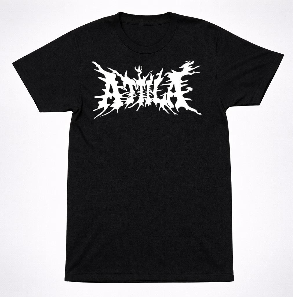 Attila Logo T Shirt | Deathcore Metal Band Tee | Heavy Music Mosh Shirt S