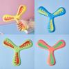 Children's Eva Soft Material Safe Hand Throwing Tri-blade Boomerang Park Outdoor Toy Flying Disc