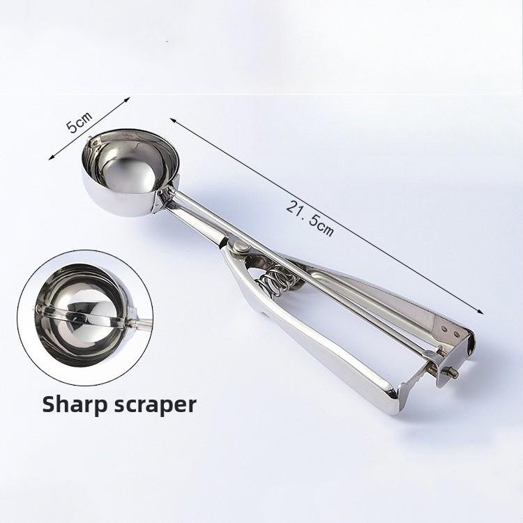 Kitchen Accessories Multi-style Stainless Steel Ice Cream Scoop Ball Digger Handmade Ice Cube Mold Easy Demoulding Ice Tray Mold