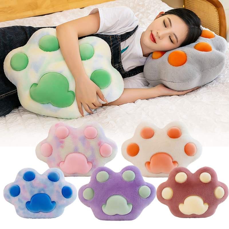 Creative Plush Toy Cat Claw Pillow Cartoon Tiger Bear Paw Stuffed Animal Girls Festival Gift Wholesale