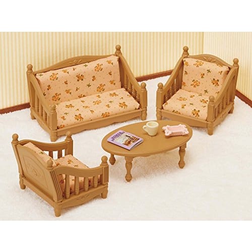 Sylvanian Families Furniture [Sofa/Armchair Set] Ka-521 ST Mark Certification For Ages 3 and Up Toy Dollhouse Sylvanian Families EPOCH