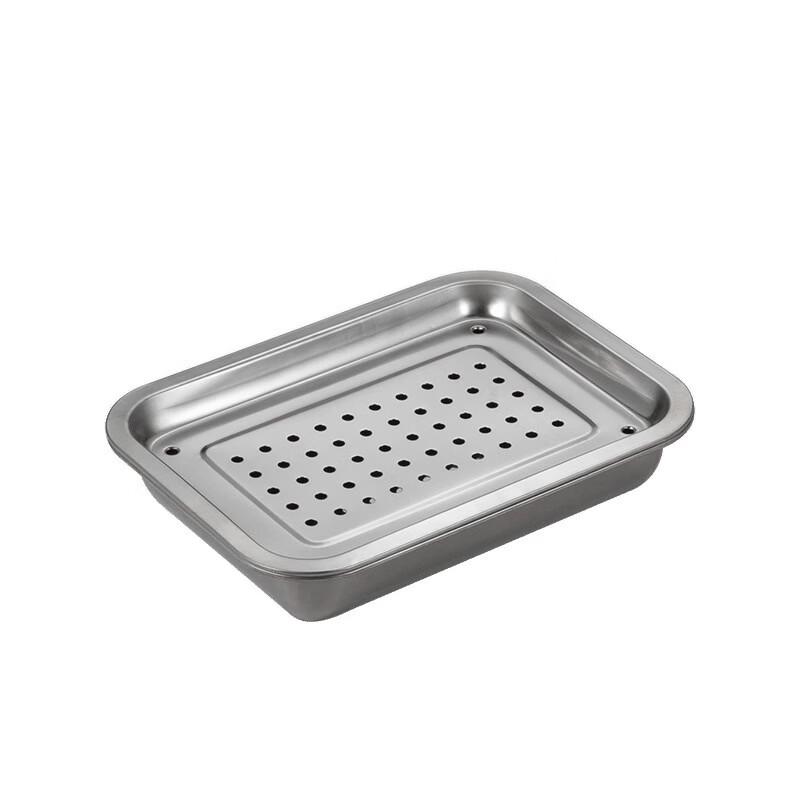 Langxi Stainless Steel Double-Layer Tea Tray