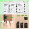 150W Multi-Port Charger: 4 USB + 2 PD, 5V/2.4A, EU/UK/US Compatible for Mobile Devices