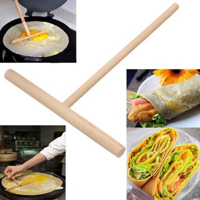 Specialità cinese Maker Pancake Bastone Spalmatore in legno Attrezzo da cucina per la casa Ristorante fai da te Cantee