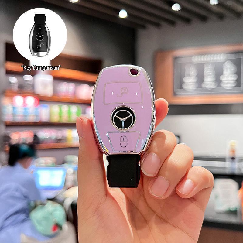 Mercedes Key Cover for GLA200, C200L, A-Class A180L, GLC260L, B-Class 260GLK, R-Class