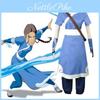 Nádherné šaty kostýmu Katary z Avatar: The Last Airbender Ideální pro Halloweenskou zábavu