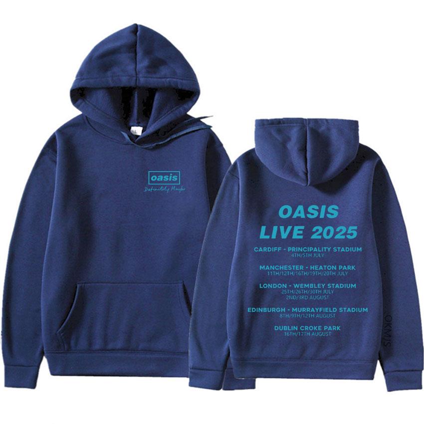 

Singer O-Oasis Live 25 Tour Print Hoodie Mens Long Sleeve Sweatshirts Unisex Fleece Loose Pullover Y2k Clothing 3XL