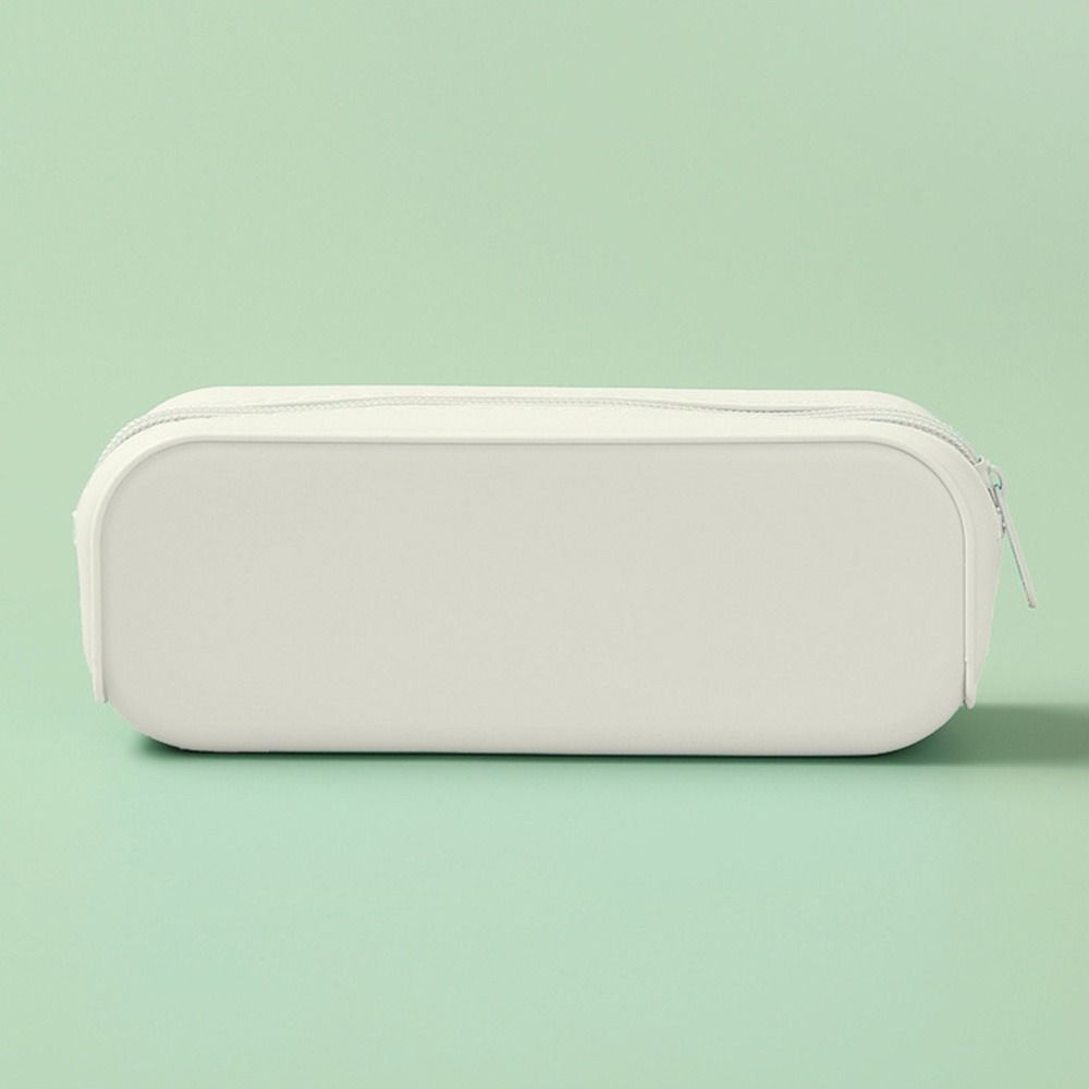Single Layer Colorful Creative Storage Box Pencil Bag Silicone Pencil Case Stationery Box