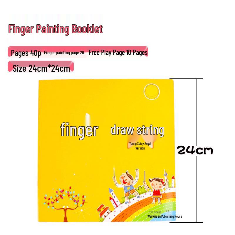 Washable Finger Paint Ink Pad for Kids: Perfect for Kindergarten Art and Palm Prints