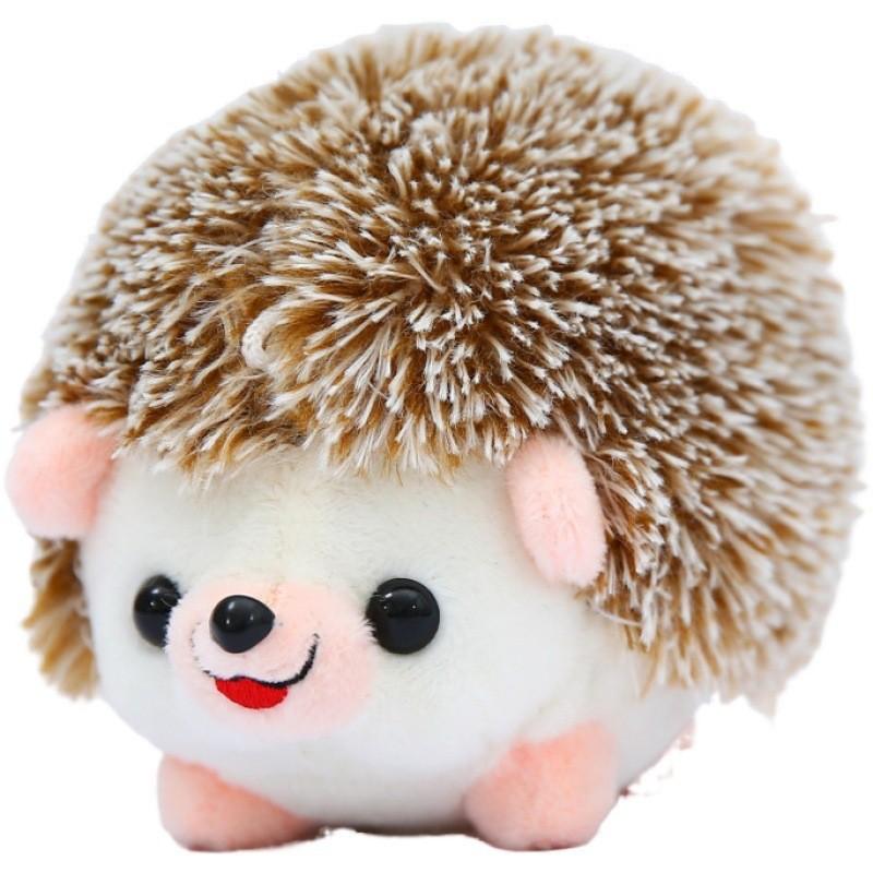 Adorable Hedgehog Plush Keychain Toy Soft Animal Pendant For Kids And Adults