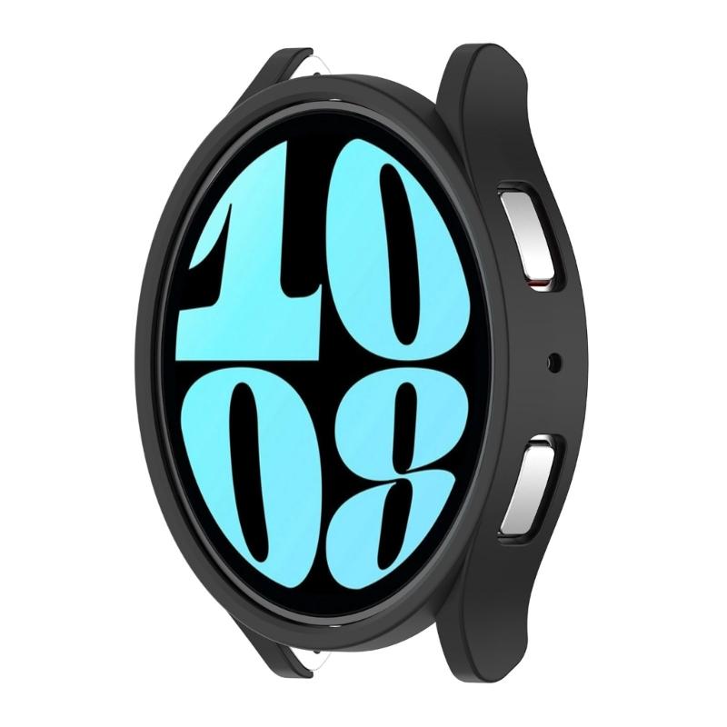 Screen Protector Case for Watch 6 40mm/44mm Waterproof Hard PC Bumper Protective Cover Anti-scratch