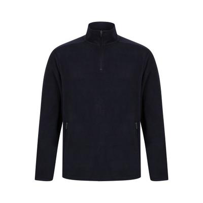 Henbury Unisex Adults Quarter Zip Microfleece Jacket